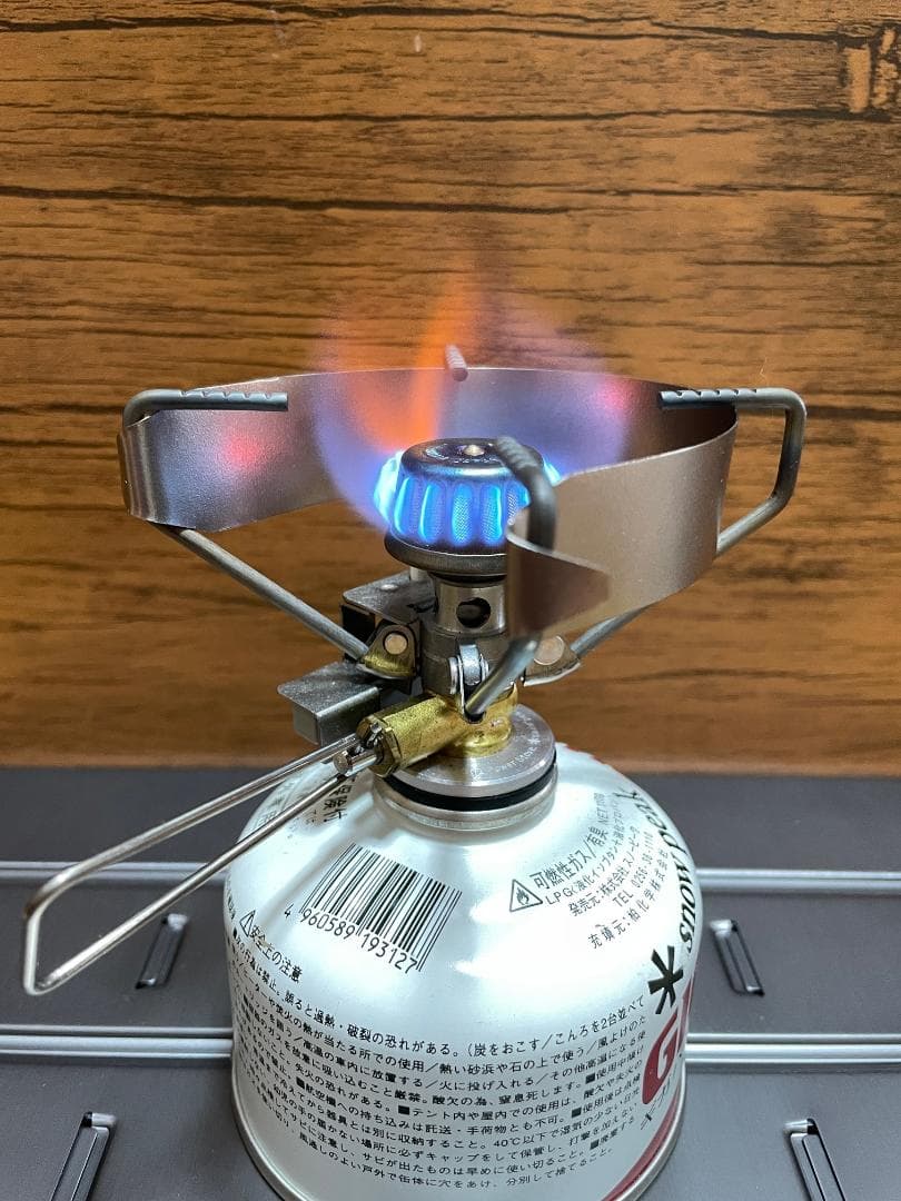 曼珠沙華の炎…！スノーピーク ギガパワーストーブ チタン 地 GST-100A