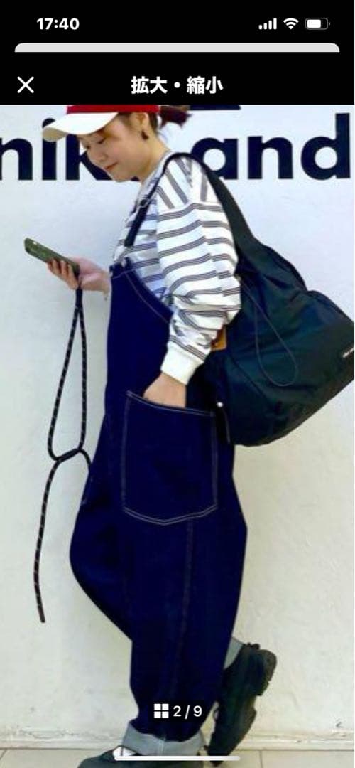 新品❣️タグ付き❣️ niko and ... 2025SS　デニムオーバーオール❣️
