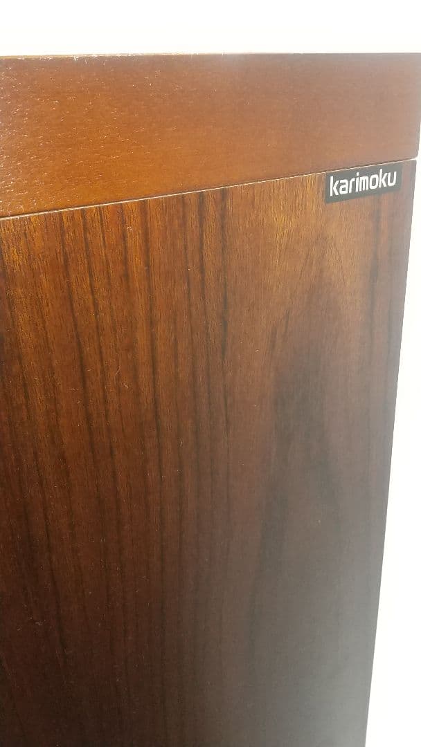 karimoku キャビネット ガラス扉付き