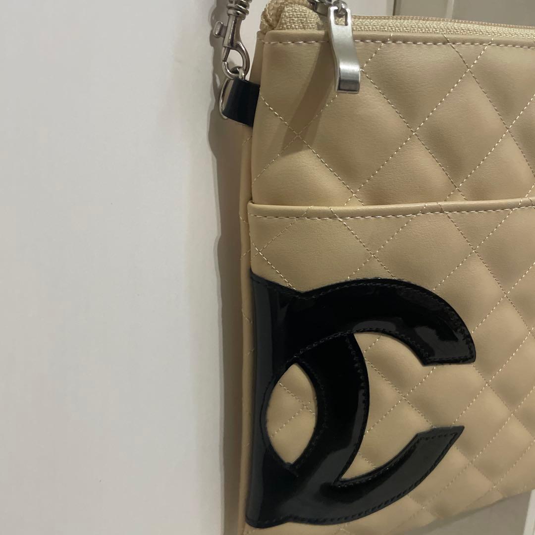 CHANELノベルティ カンボンライン キルティング ショルダーバッグ