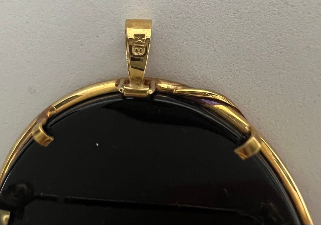 カメオペンダントの ペンダント K18