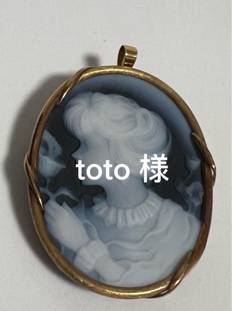 カメオペンダントの ペンダント K18