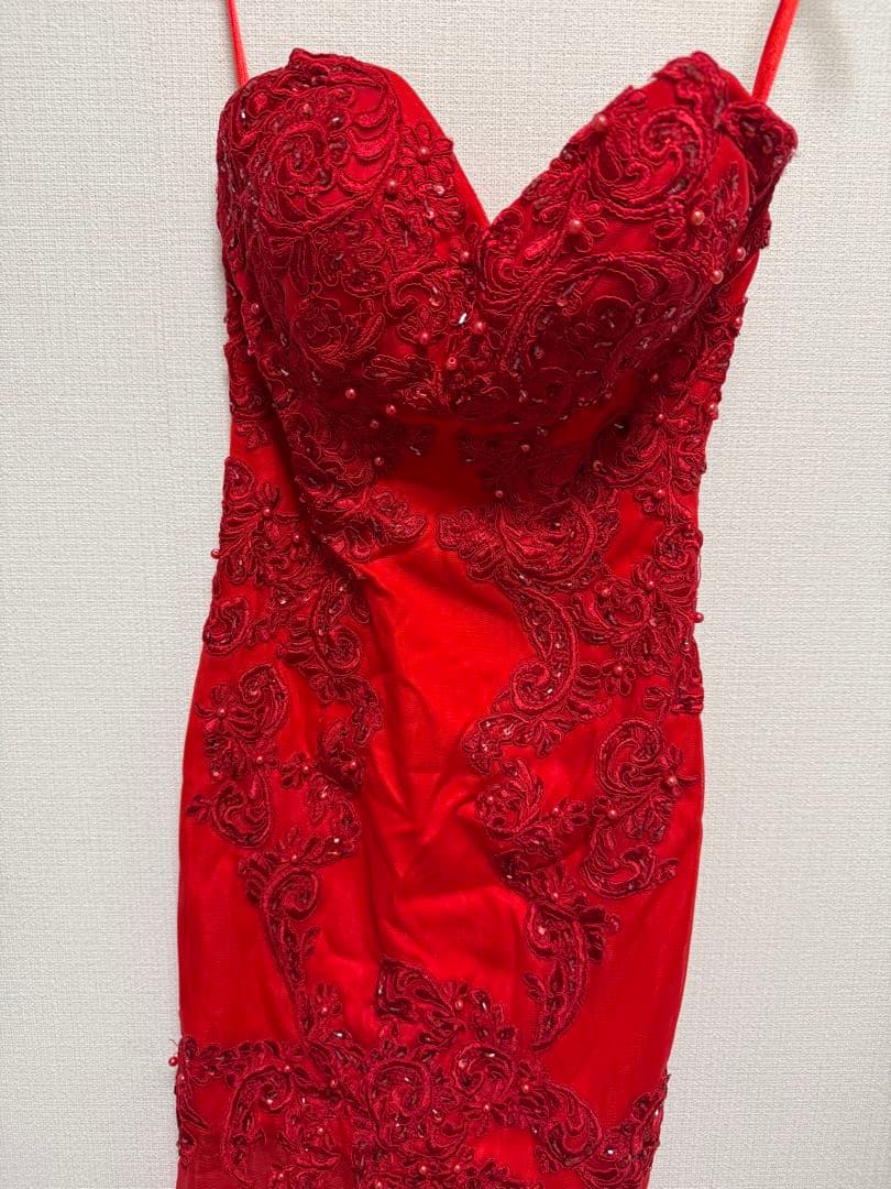 Eau Sovage 刺繍 チュール ロング キャバドレス マーメイドドレス