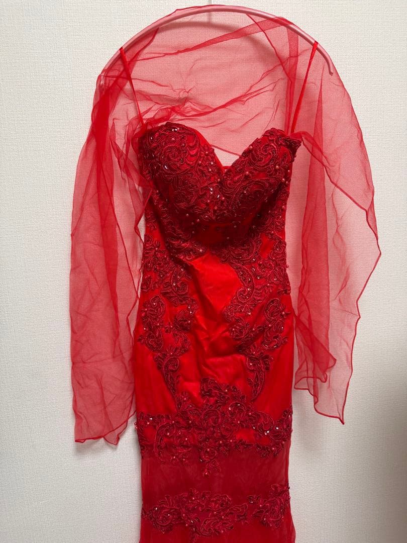 Eau Sovage 刺繍 チュール ロング キャバドレス マーメイドドレス