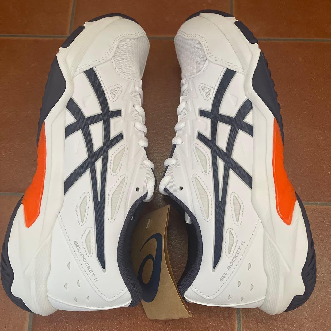 アシックス☆バレーボールシューズ GEL-ROCKET 11 ホワイト 24cm