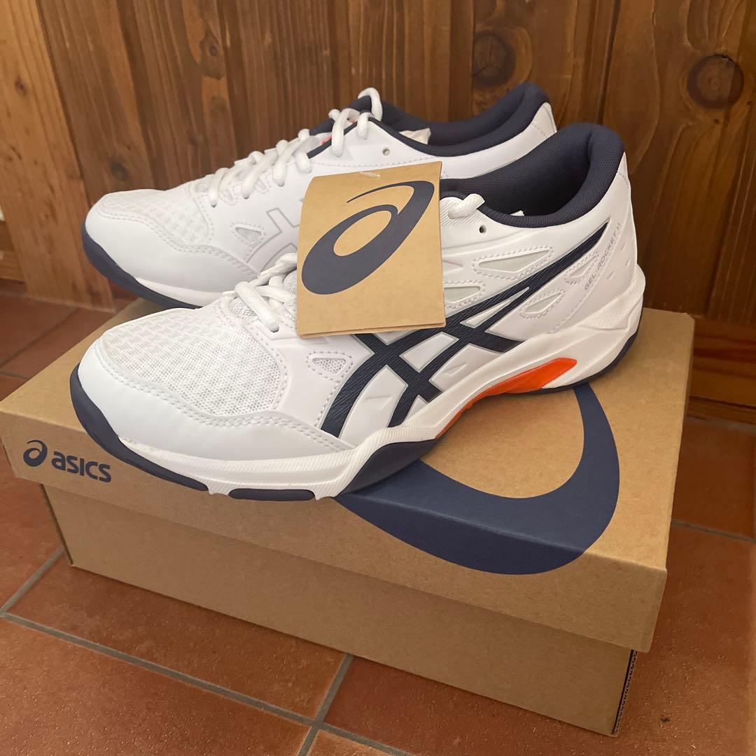 アシックス☆バレーボールシューズ GEL-ROCKET 11 ホワイト 24cm