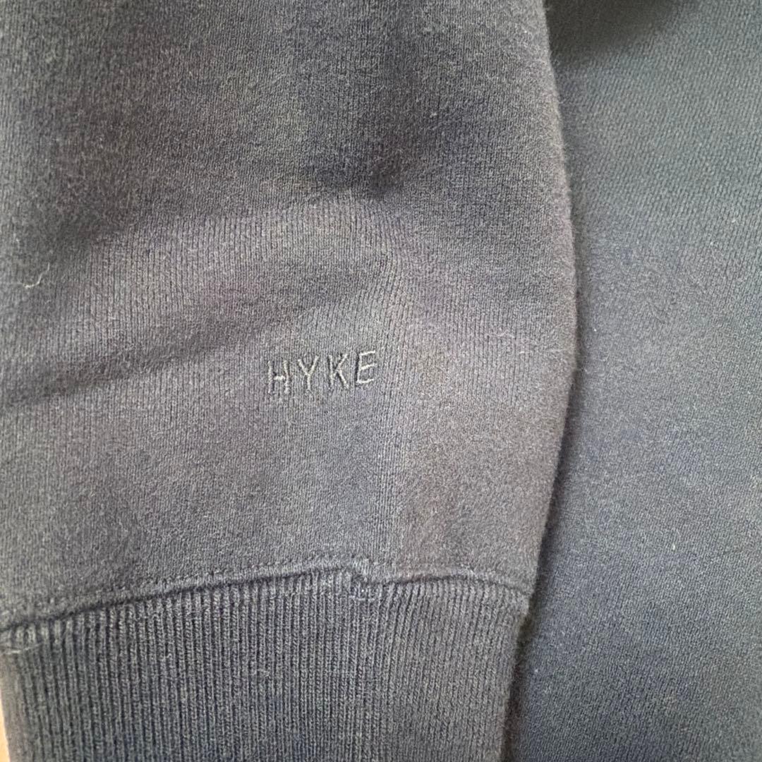 HYKE スウェット 2 ブラック