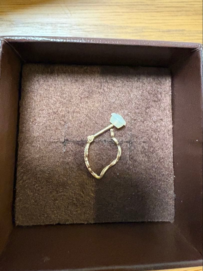 アガット　agate K10 フープピアス