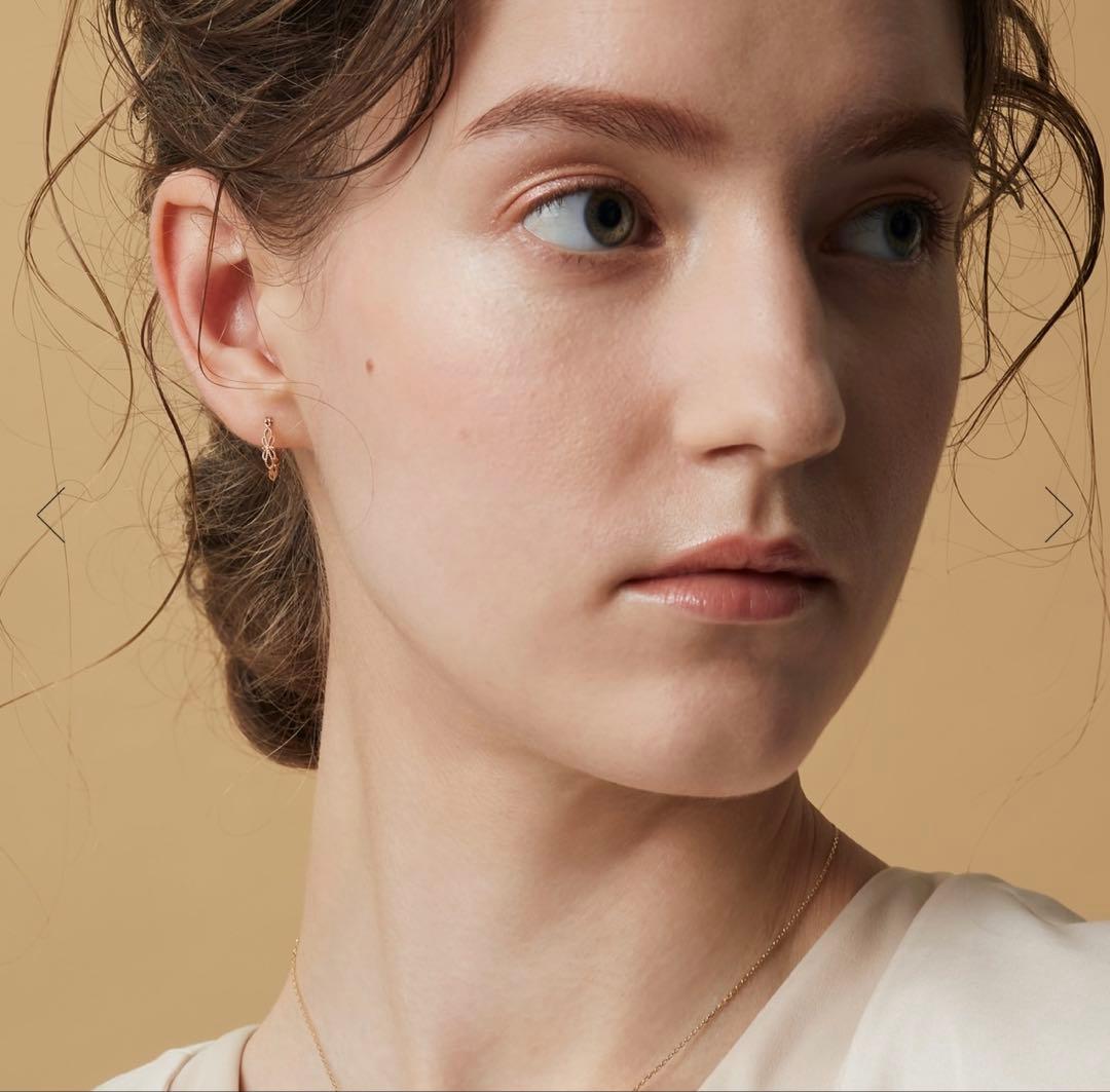 アガット　agate K10 フープピアス