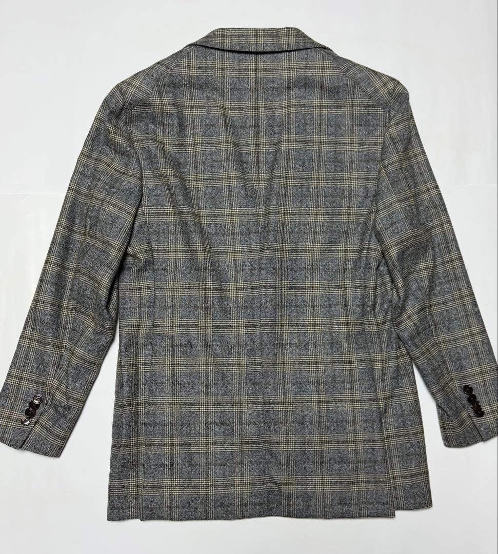【美品】TAGLIATORE チェック柄ジャケット46(Mサイズ)イタリア製