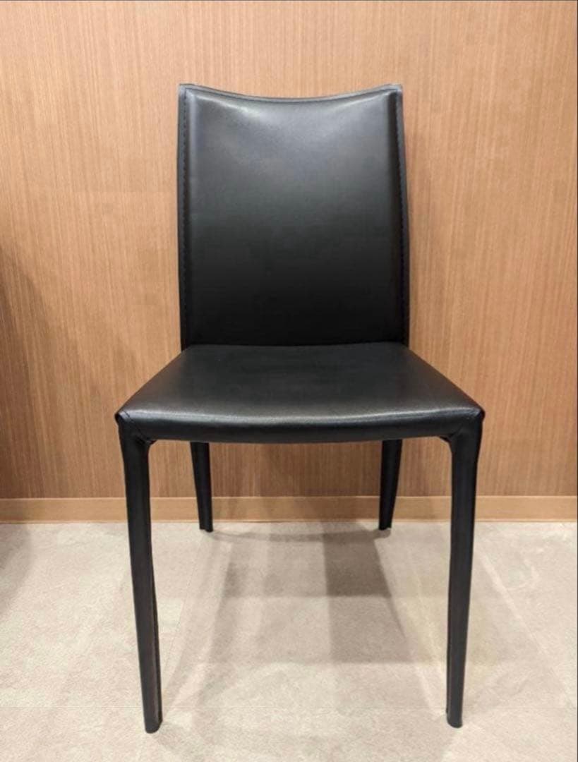 クラスティーナ ダイニング チェア イス 椅子 ブラック 2脚セット 送料込み