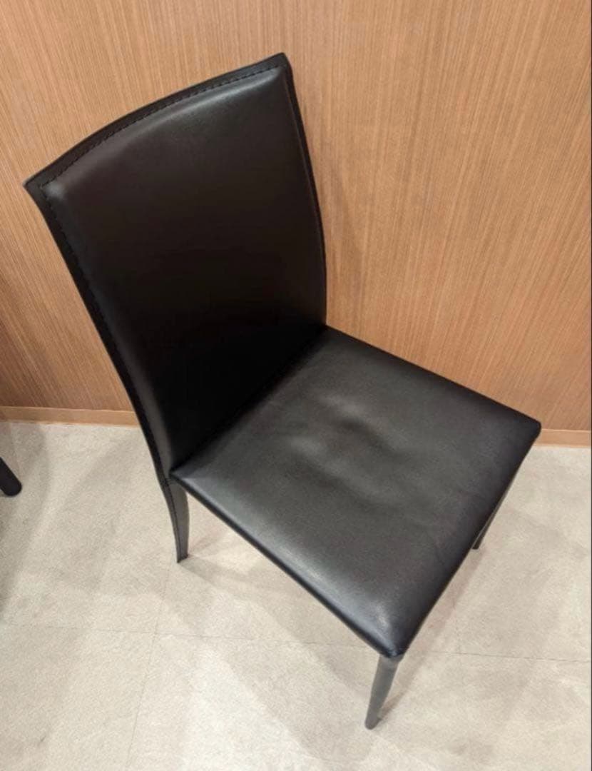 クラスティーナ ダイニング チェア イス 椅子 ブラック 2脚セット 送料込み