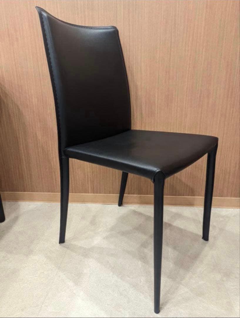 クラスティーナ ダイニング チェア イス 椅子 ブラック 2脚セット 送料込み