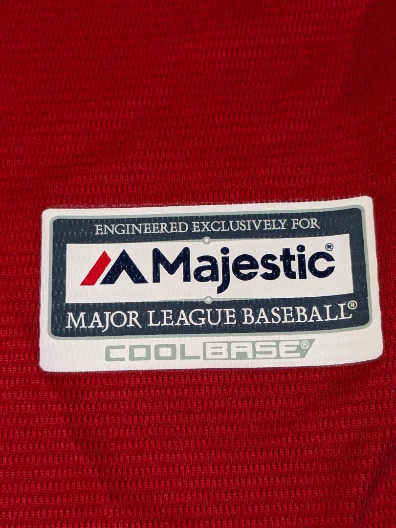 ②USA製 マジェスティック　エンゼルス 大谷翔平 ユニフォーム　Ｍ レッド