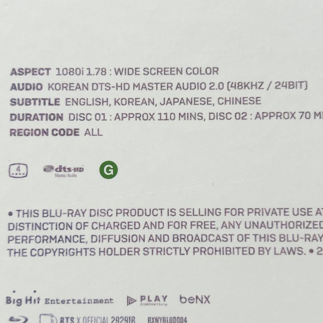 BTS LOVE YOURSELF NEW YORK Blu-ray ジミン