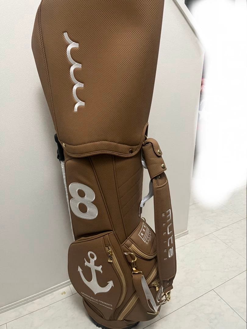 muta MARINE キャディバッグ ブラウン 新品未使用　ムータマリン