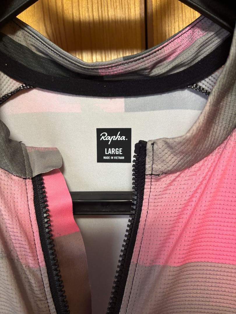 Rapha サイクルジャージ Lサイズ グレー/ピンク