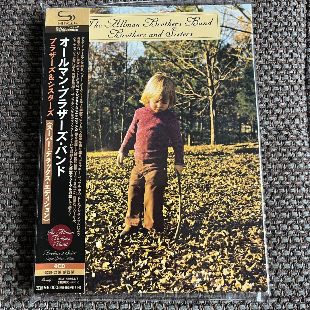 オールマン・ブラザーズ・バンド ブラザーズ&シスターズ 4枚組　SHM-CD