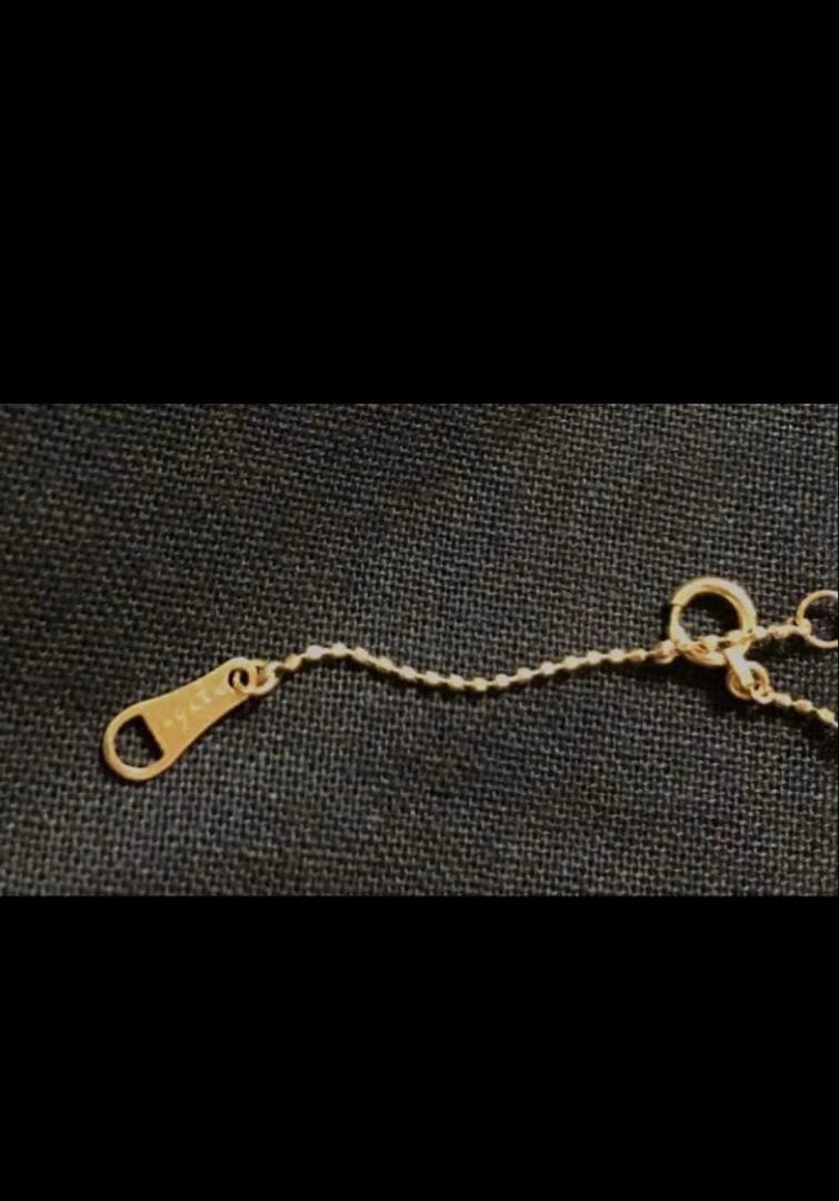 agete 一粒ダイヤ　ネックレス　k18