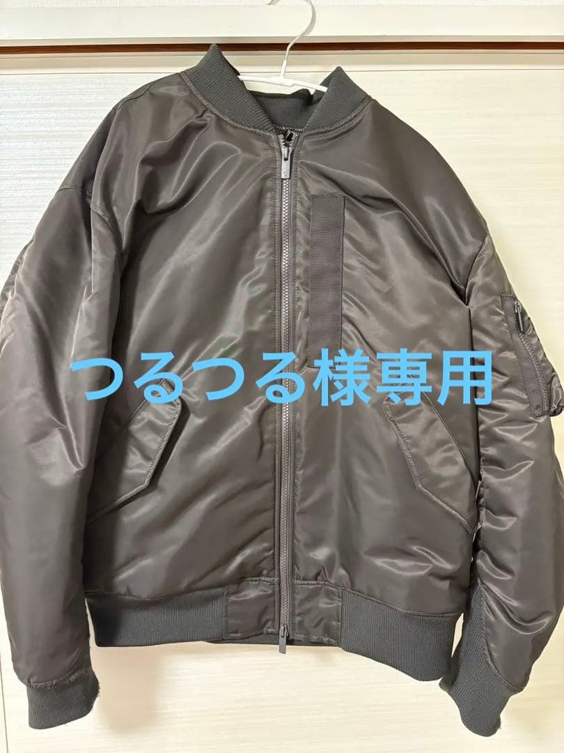 UNIQLO＋J MA-1ジャケット カーキ　Lサイズ　ジルサンダー　MA-1