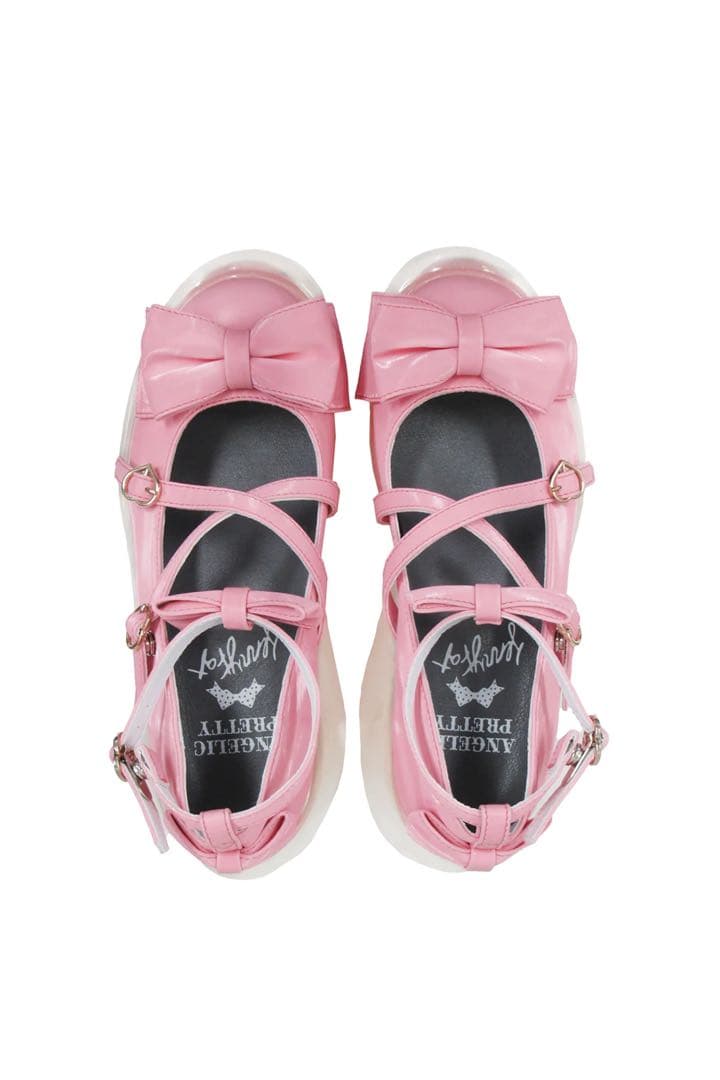 JennyFax✖️Angelic Pretty リボンシューズ　38サイズ