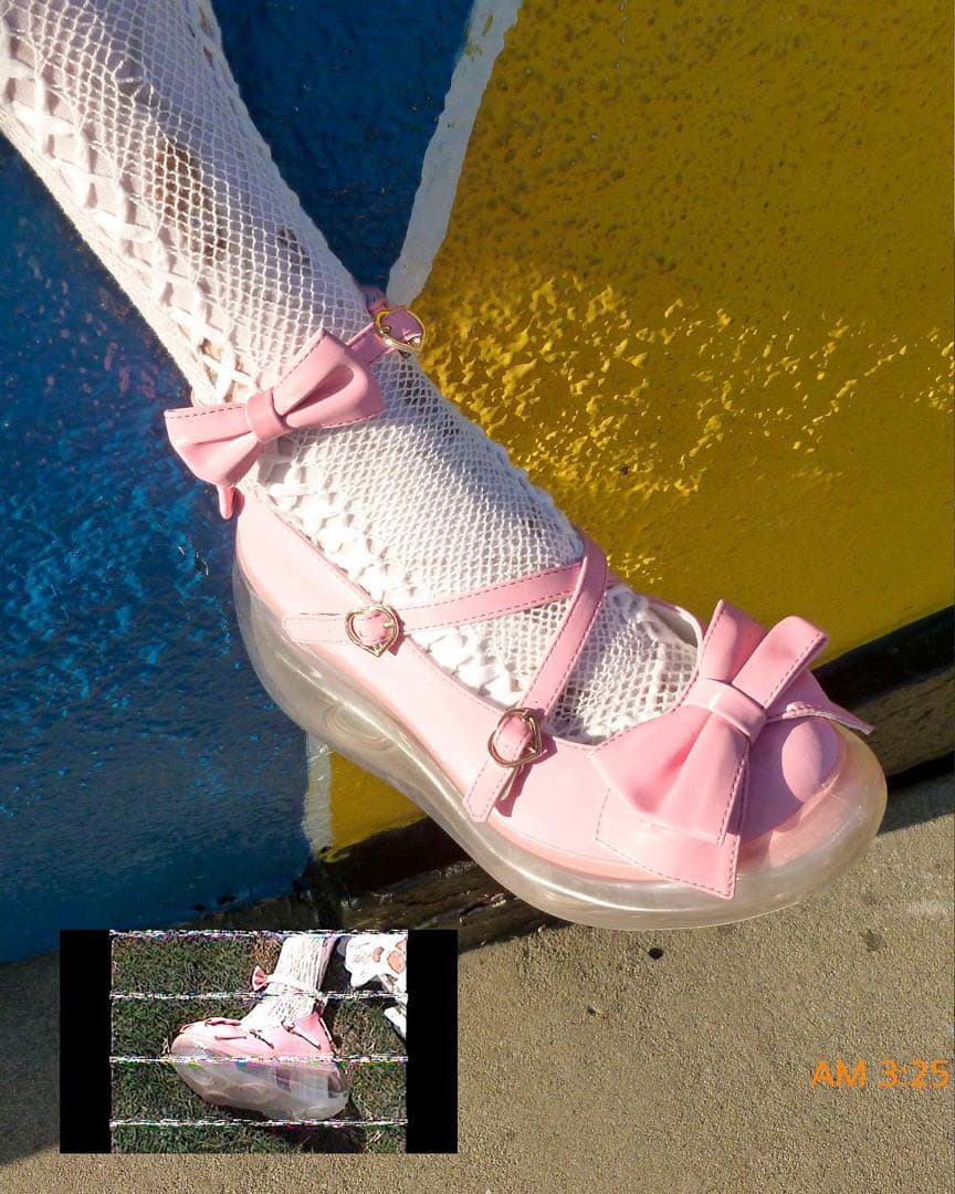 JennyFax✖️Angelic Pretty リボンシューズ　38サイズ