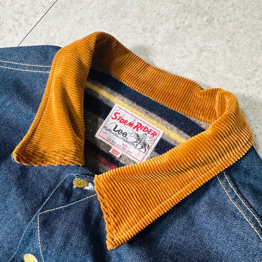 Lee リー スーパーサイズド ストームライダー ボア デニムジャケット S