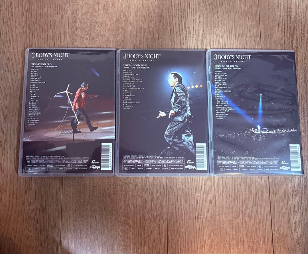 矢沢永吉/3 BODY'S NIGHT DVD BO 3枚組
