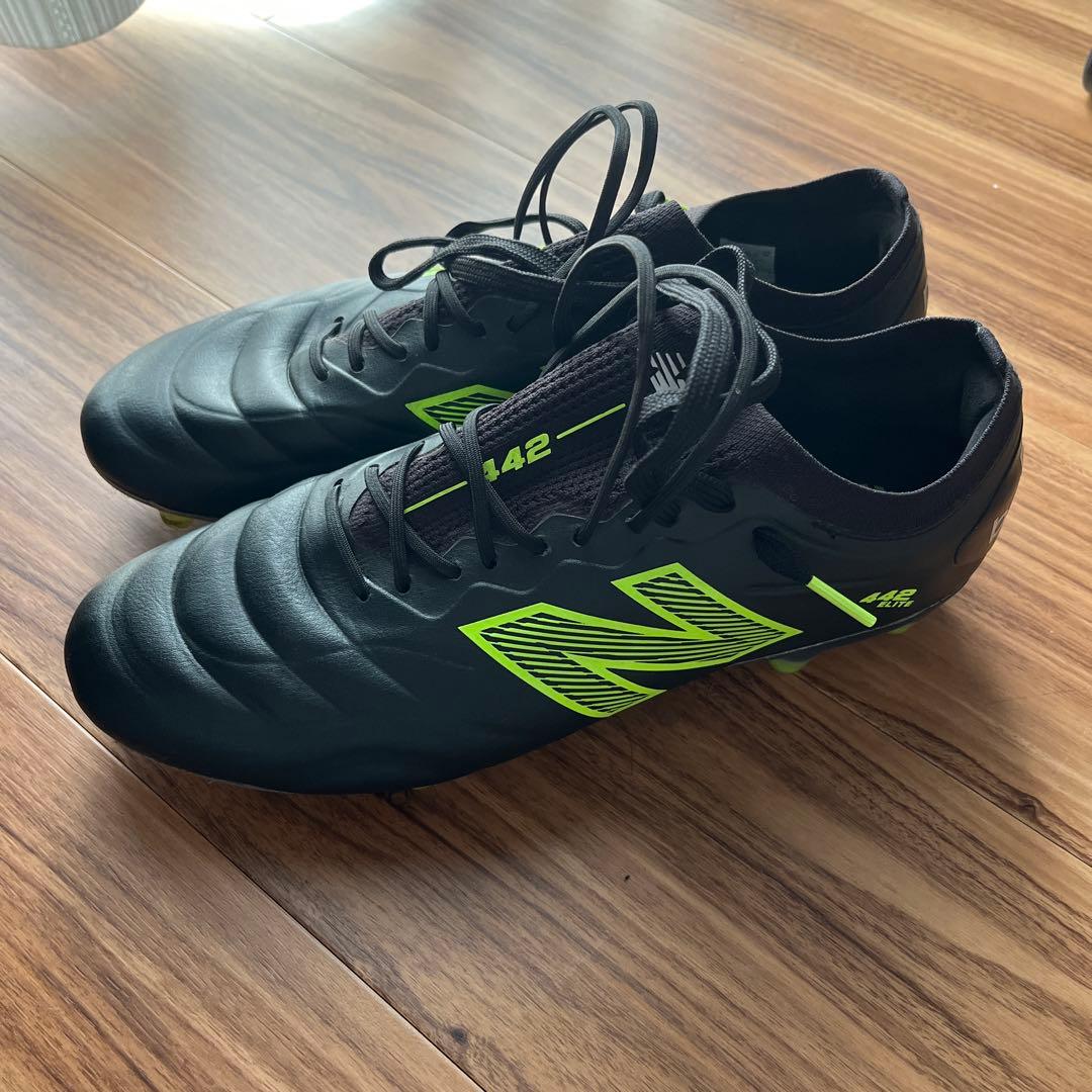 New Balance 442 サッカーシューズ ブラック/ライム