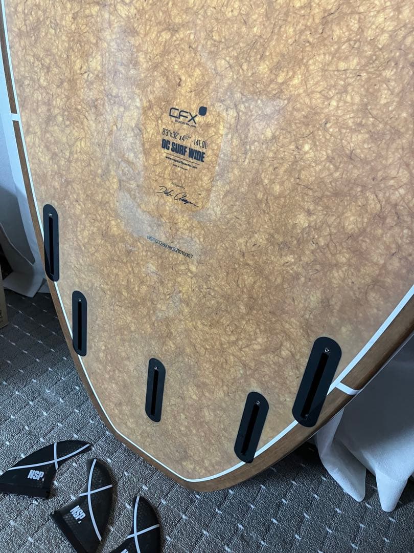 NSP CFX COCO FLAX DC SURF WIDE 8’3”（新品）