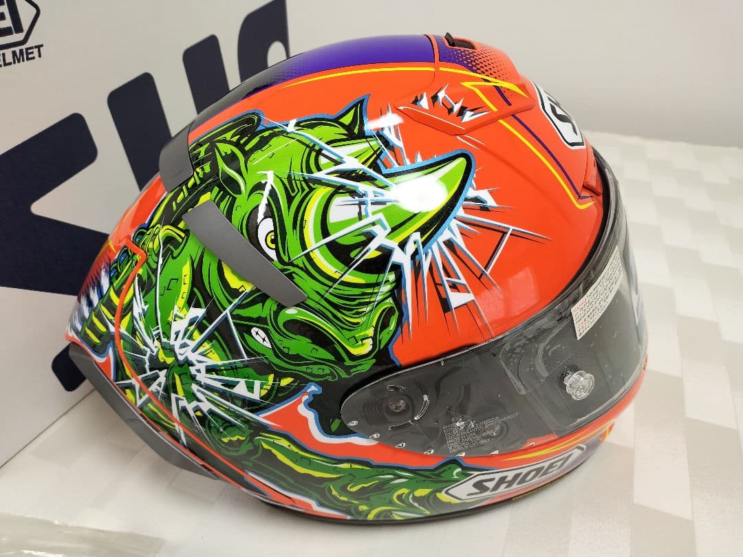 SHOEI X-Fourteen パワーラッシュTC-8 ほぼ未使用 XL