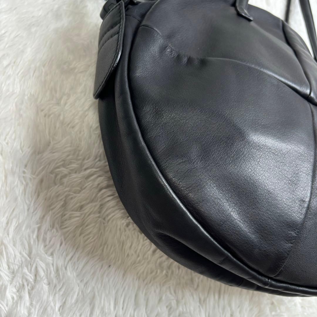 未使用に近い✨kawa-kawa カワカワ レザー サークルトート トートバッグ