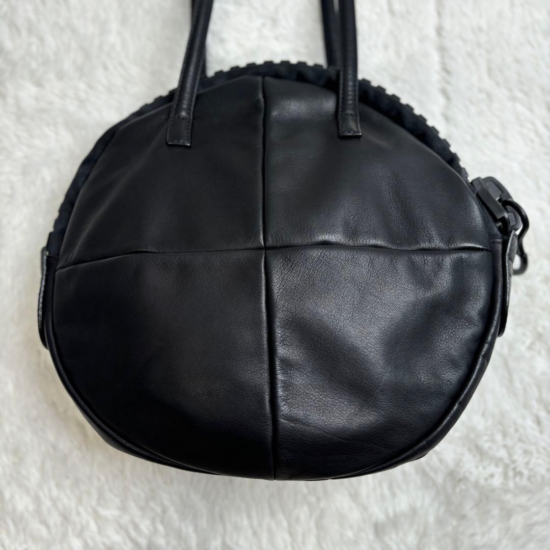 未使用に近い✨kawa-kawa カワカワ レザー サークルトート トートバッグ