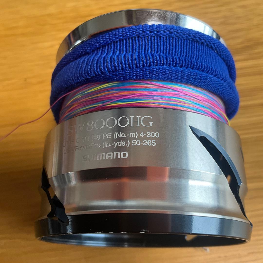 シマノ　ツインパワーsw 8000HG 予備スプール付き