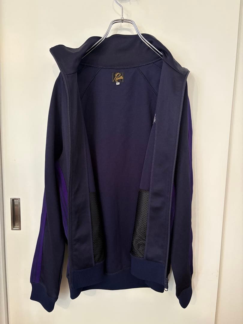 M*O様 Needles ネイビー/パープル ジャージ トラックジャケット　L