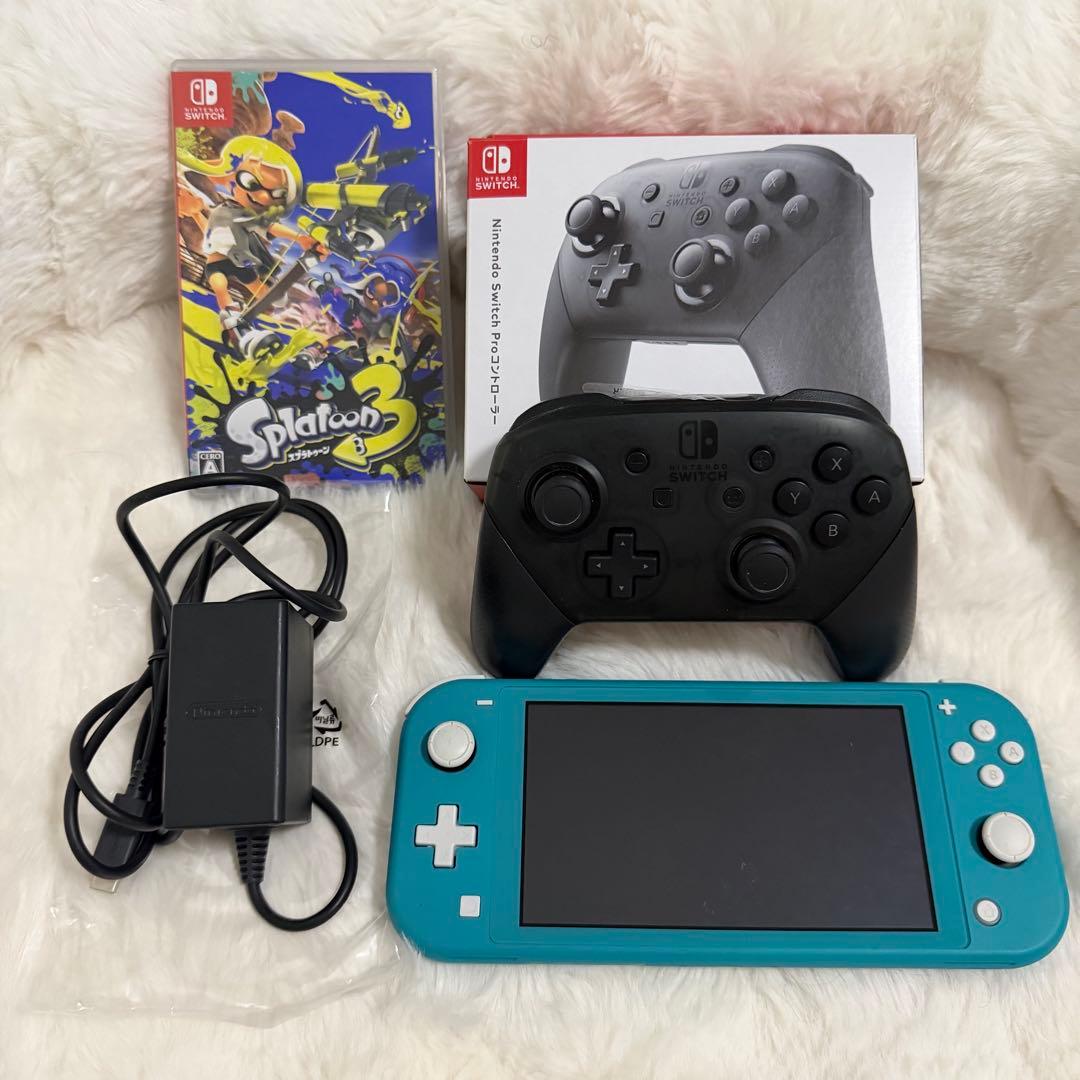 Switch Lite本体 +Pro Controller+Splatoon 3
