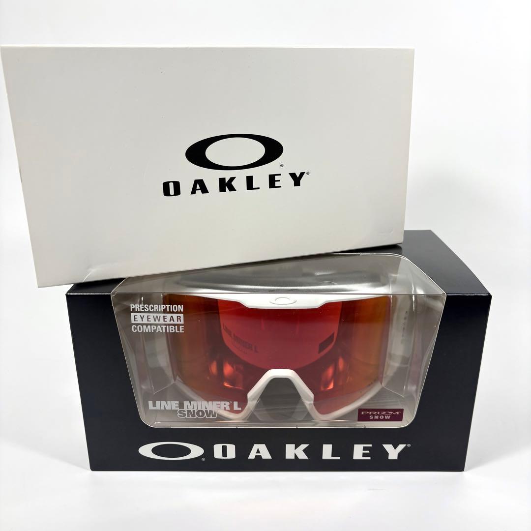 【美品】 OAKLEY LINE MINER L マットホワイト