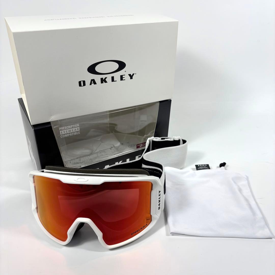 【美品】 OAKLEY LINE MINER L マットホワイト