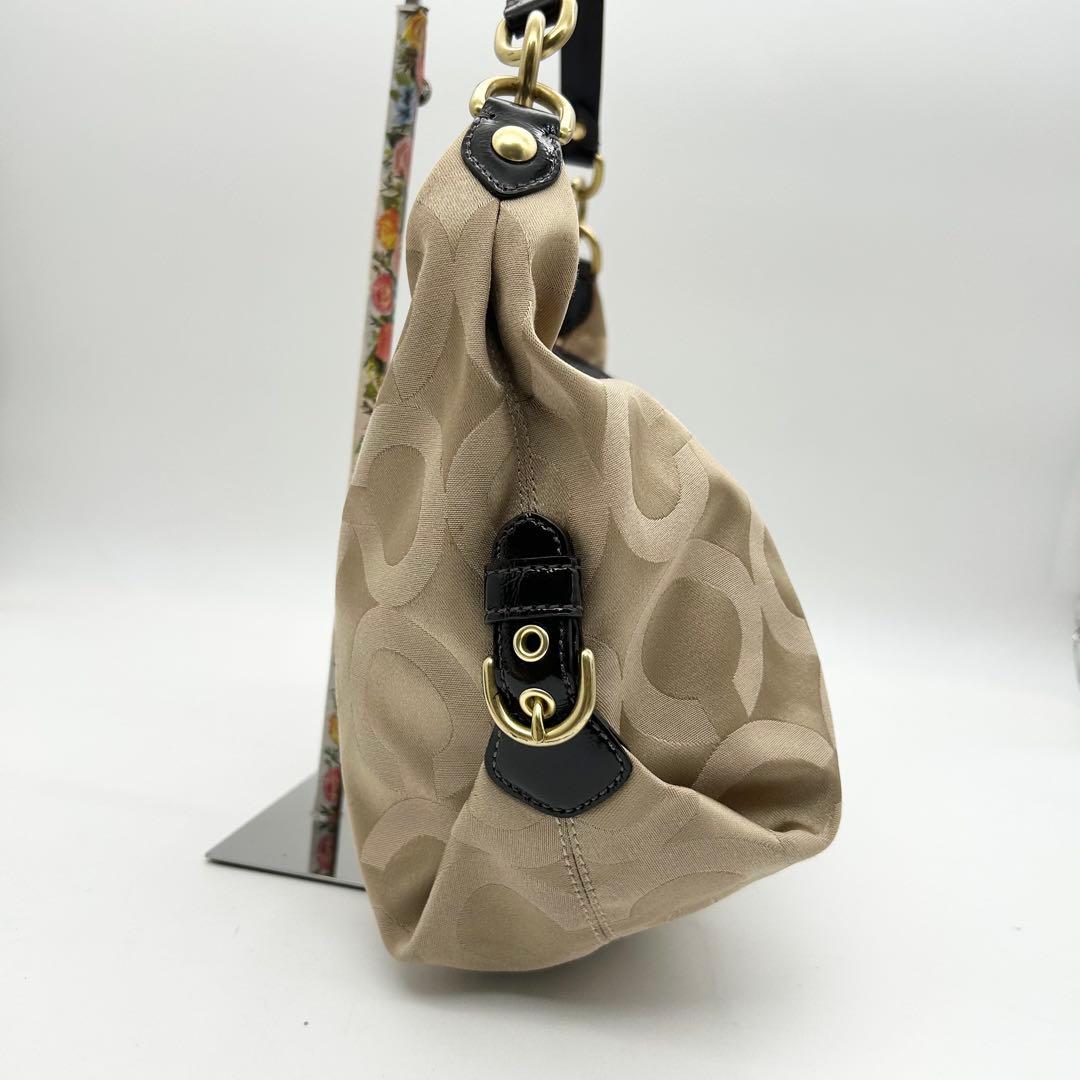 バッグ Coach shoulder bag 2way Op Art Hobo Y2k