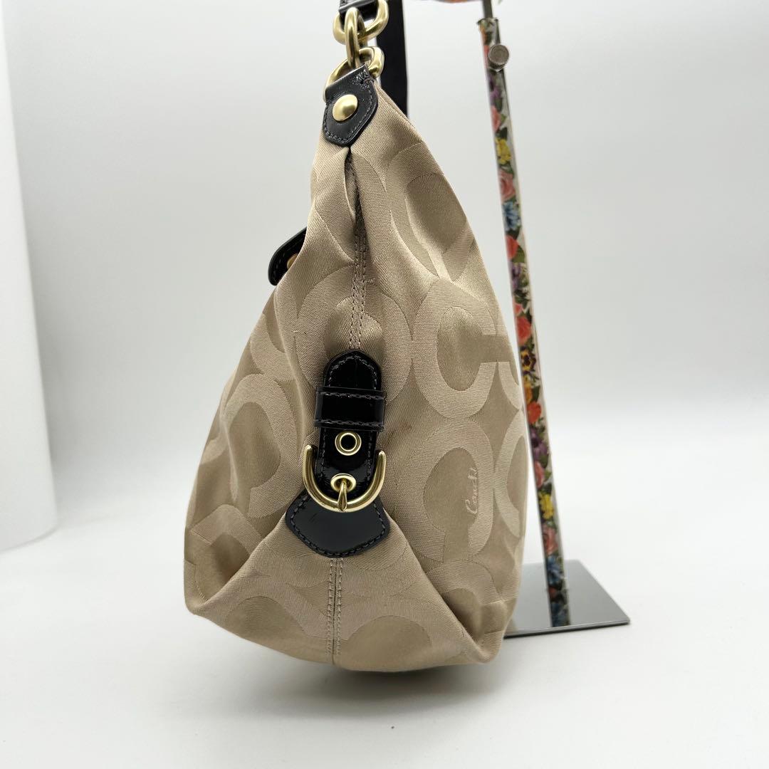 バッグ Coach shoulder bag 2way Op Art Hobo Y2k