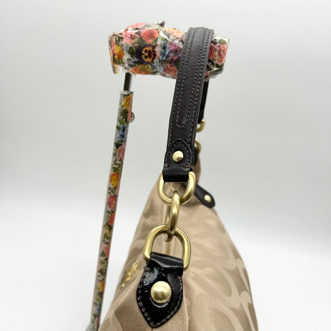 バッグ Coach shoulder bag 2way Op Art Hobo Y2k