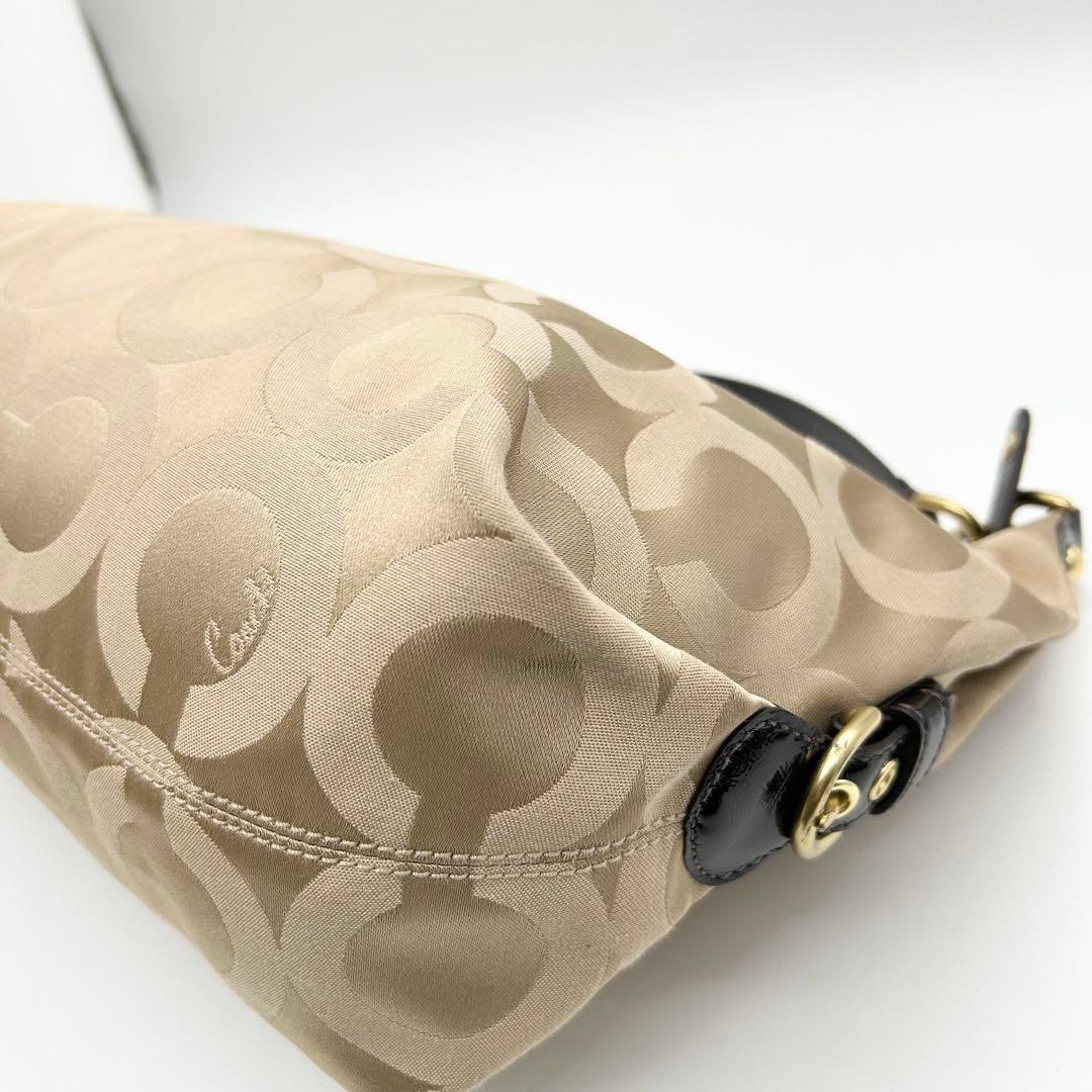 バッグ Coach shoulder bag 2way Op Art Hobo Y2k