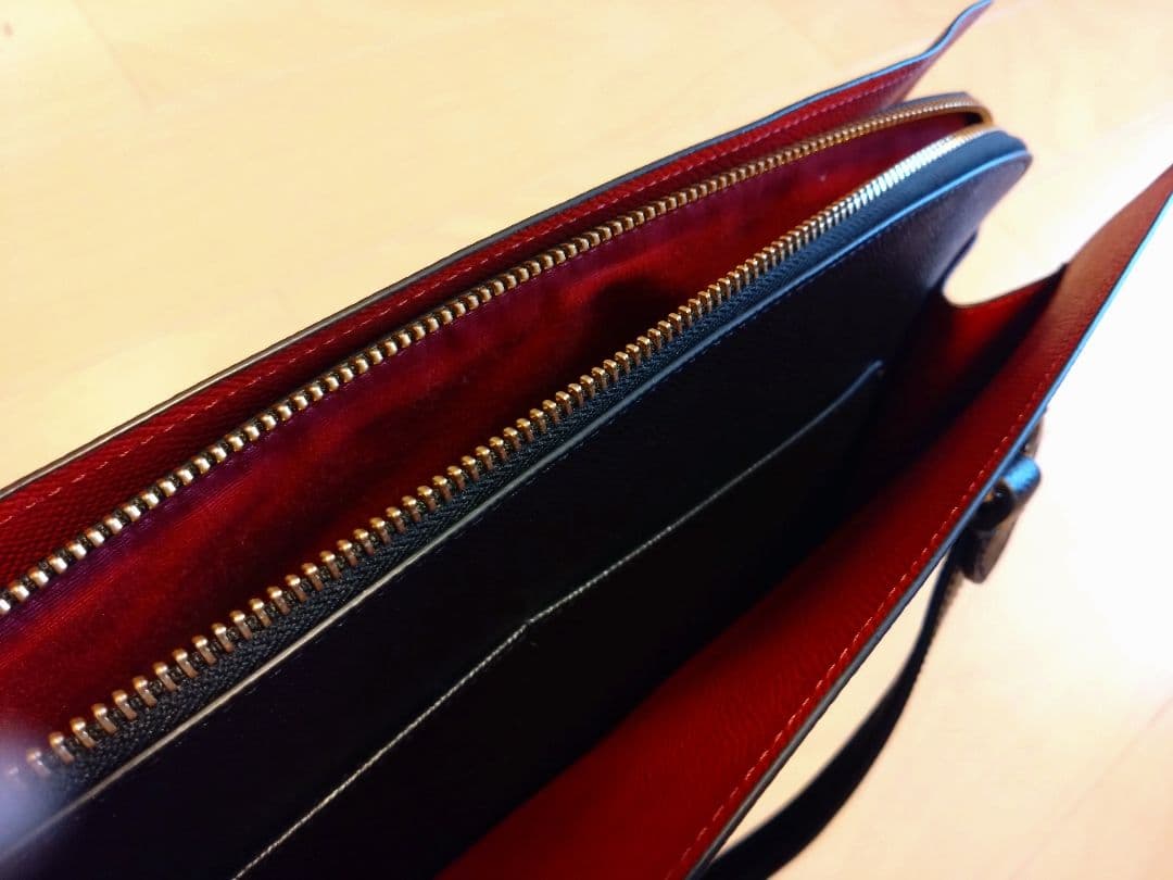 himawari☆COACH トートバッグ 黒 レザー