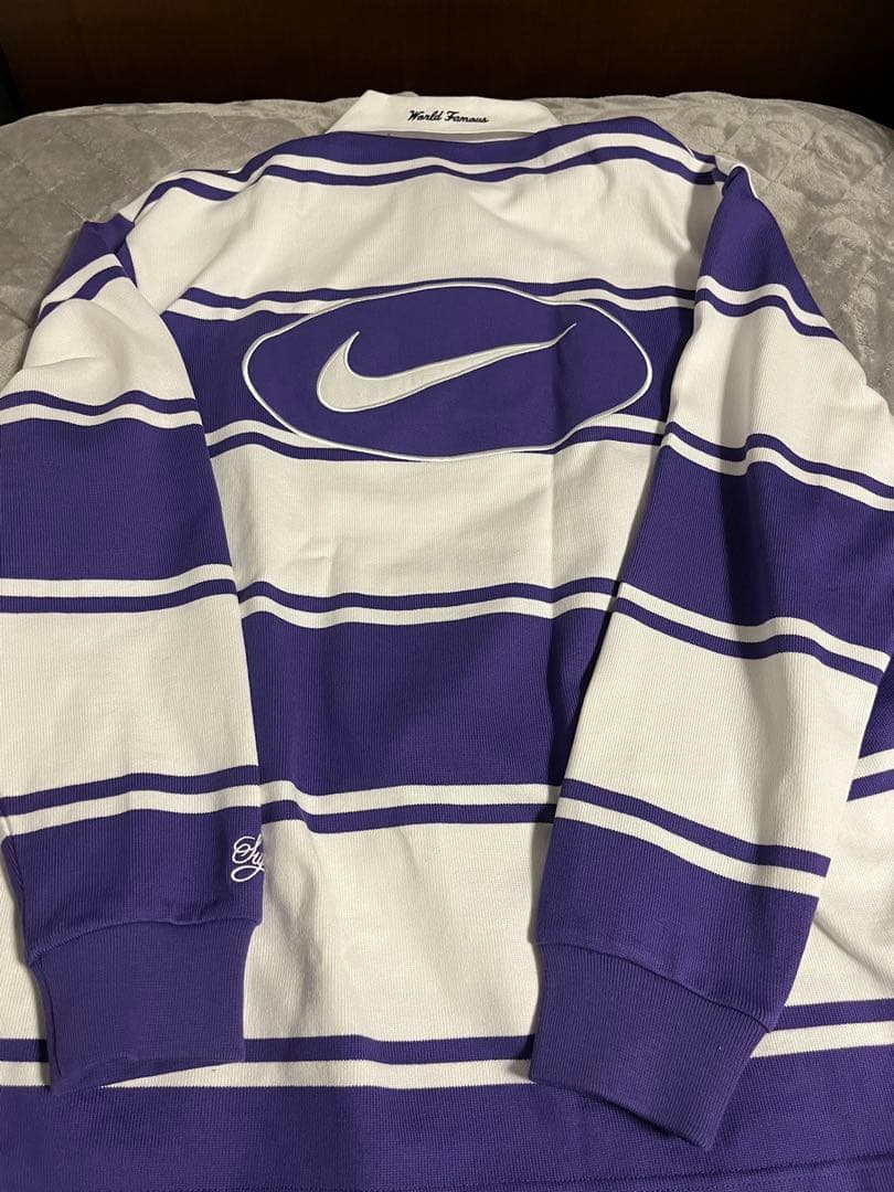 【まりえんぬ。】 Supreme Nike Stripe Rugby M