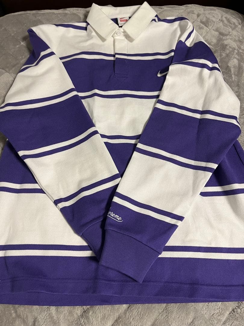 【まりえんぬ。】 Supreme Nike Stripe Rugby M