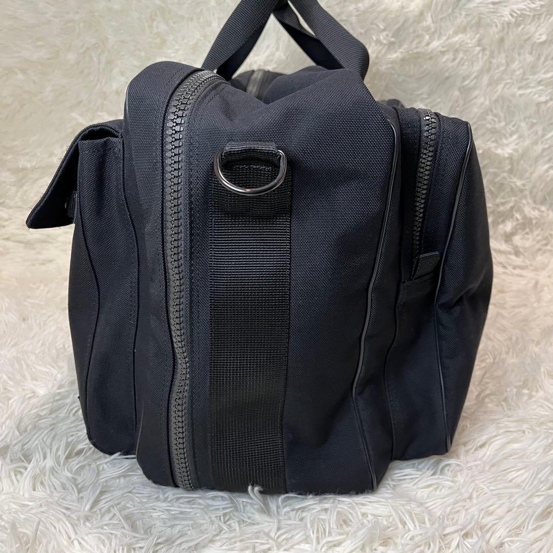 【美品】PORTER アングル ダッフルバッグ 2way 大容量 ブラック