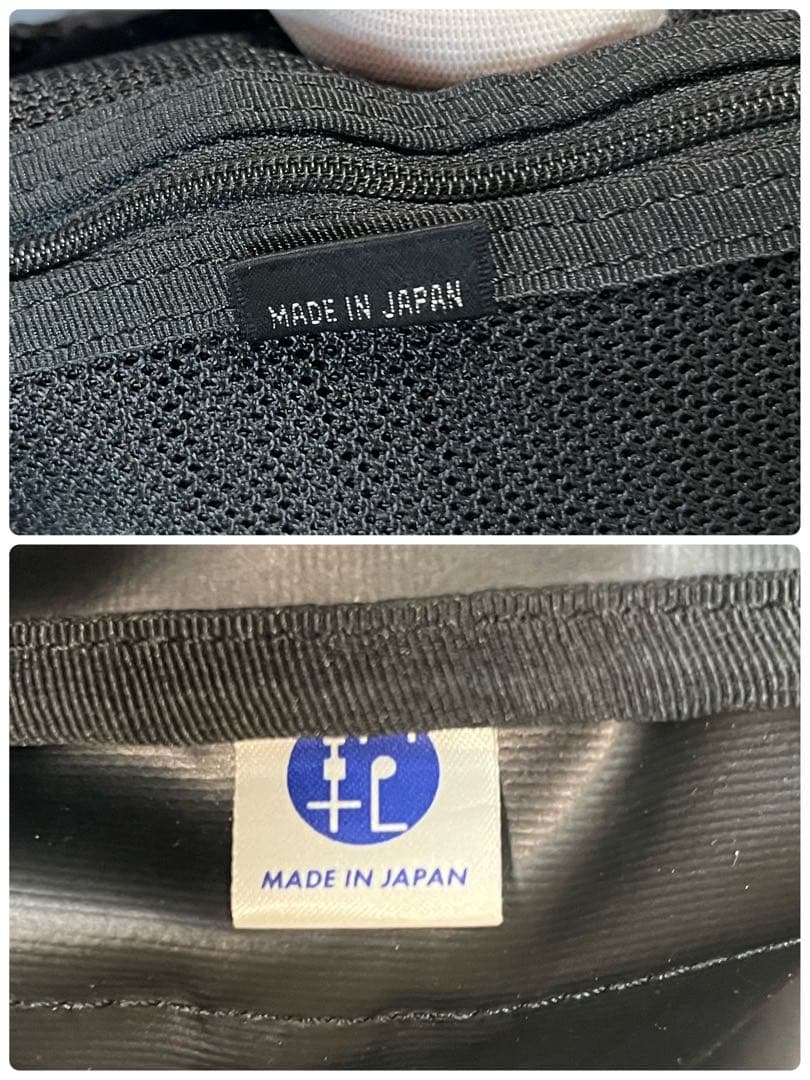 【美品】PORTER アングル ダッフルバッグ 2way 大容量 ブラック