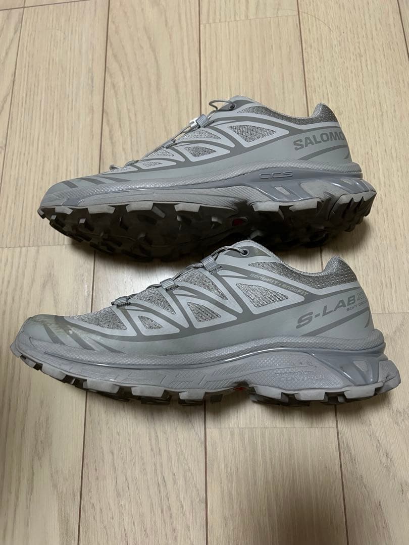 サロモン salomon xt-6 グレー 23.5cm
