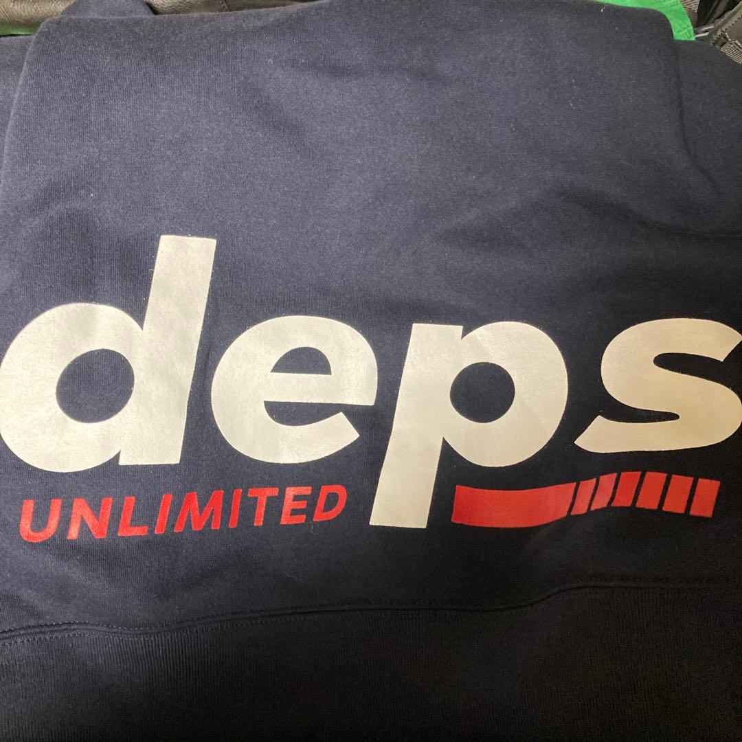 deps フルジップパーカー XXL ネイビー