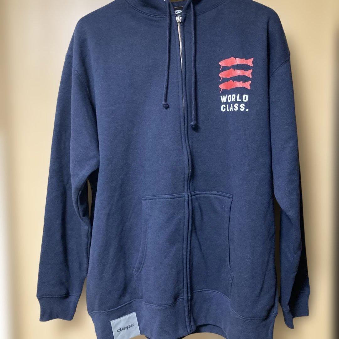 deps フルジップパーカー XXL ネイビー